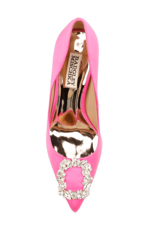 Badgley Mischka Collection Cher Crystal Embellished Pump In Pink