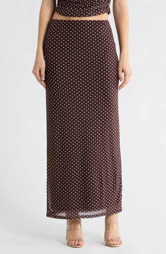Leith Mesh Maxi Skirt