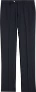 Berle Flat Front Tropical Weight Wool Dress Pants