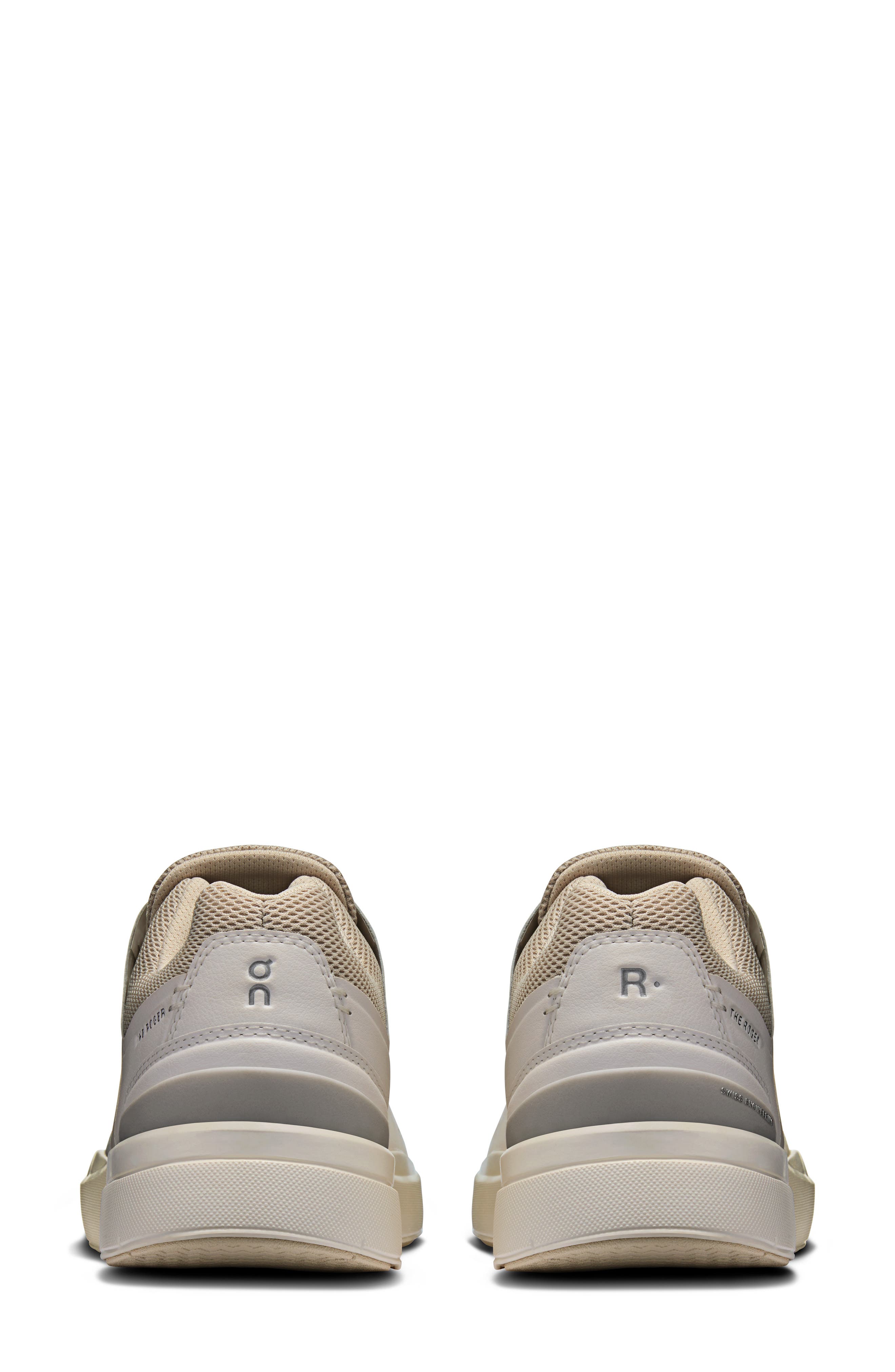 On THE ROGER Advantage Tennis Sneaker, Alternate, color, White/ Sand