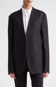 Maison Margiela Minimal Virgin Wool Blazer