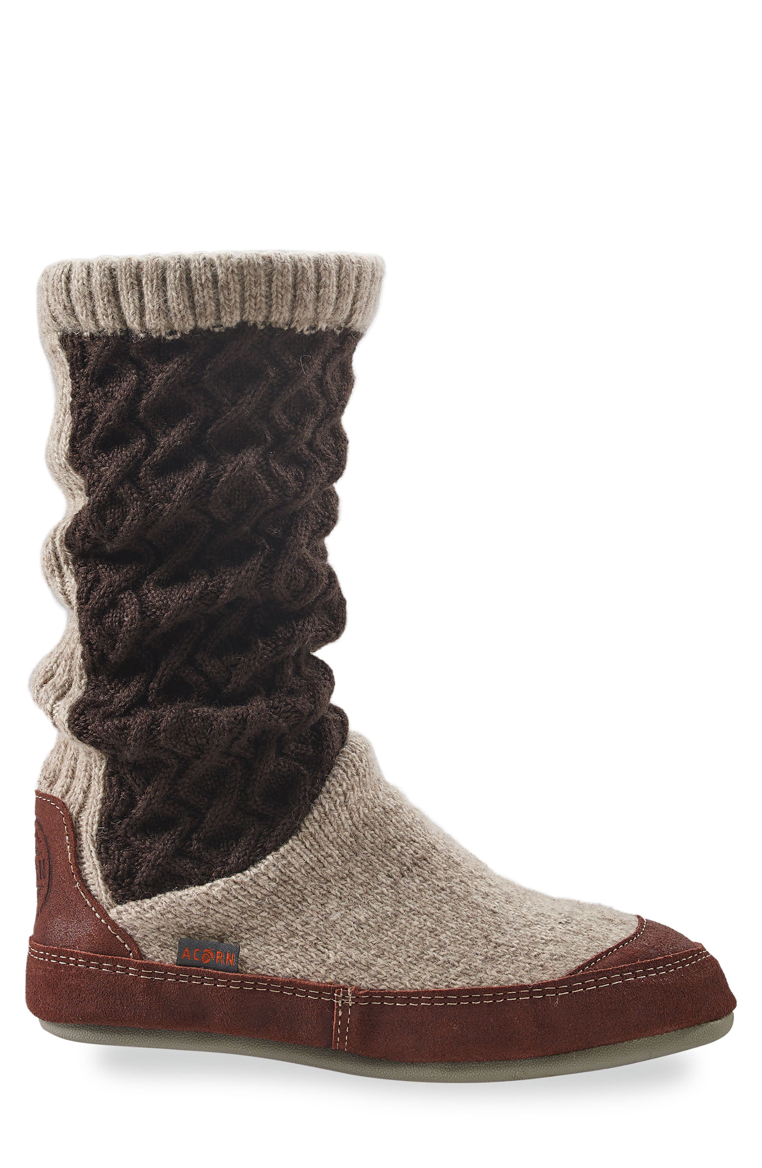 Acorn Slouch Slipper Boot, Alternate, color, 