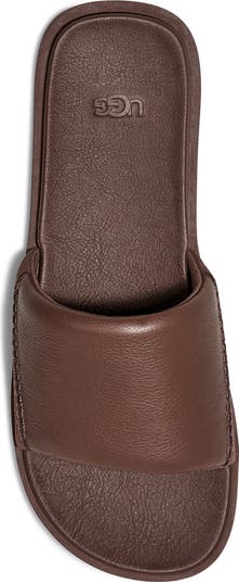 【UGG】★サンダル★ Men's Seaside II Slide UGG Men's Seaside II Leather and Suede Slide Sandals | Dillard's
