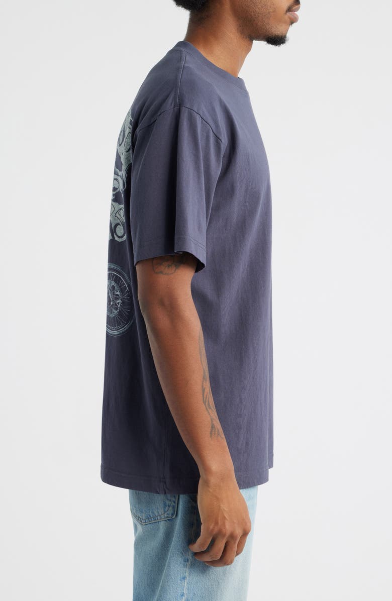 ID Supply Co WCC Banner Cotton Graphic T-Shirt, Alternate, color, Washed Navy