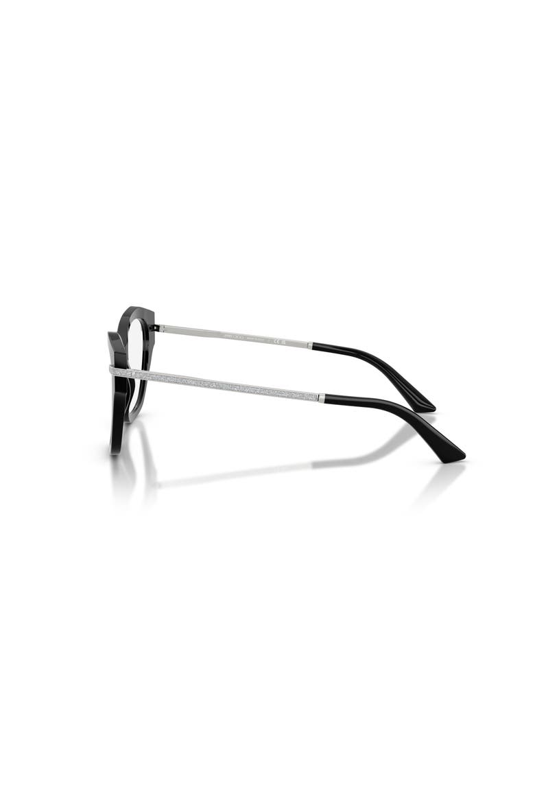 52mm Cat Eye optical glasses, Alternate, color, Black