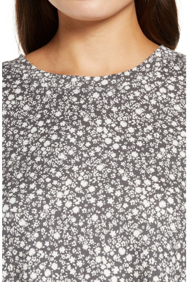 Shortie Pajamas, Alternate, color, GREY PAVEMENT SWEETEST DITSY