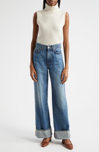 Mazzy Sleeveless Cashmere Turtleneck Sweater