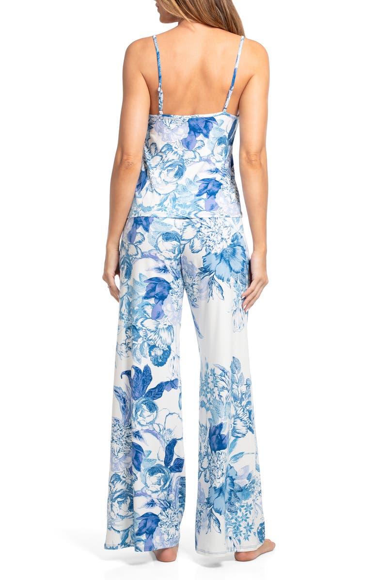 In Bloom by Jonquil Rylee Wide Leg Pajamas, Alternate, color, Ivory