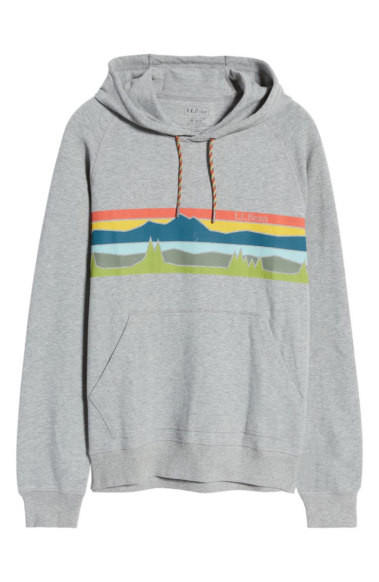 L.L.Bean Men's Beans Camp Graphic Hoodie, Alternate, color,
