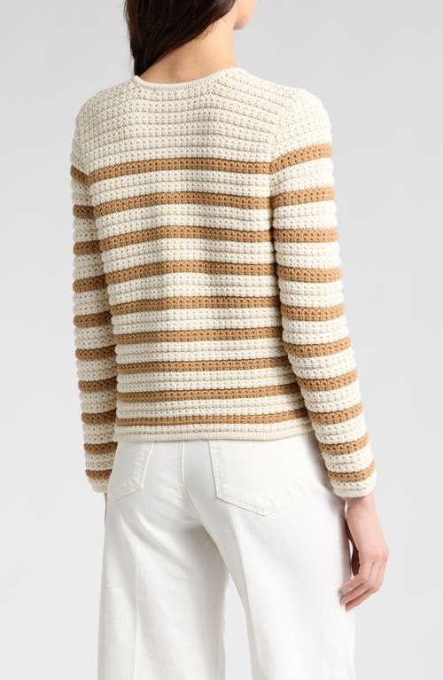 Paige Oberon Stripe Cotton Blend Cardigan