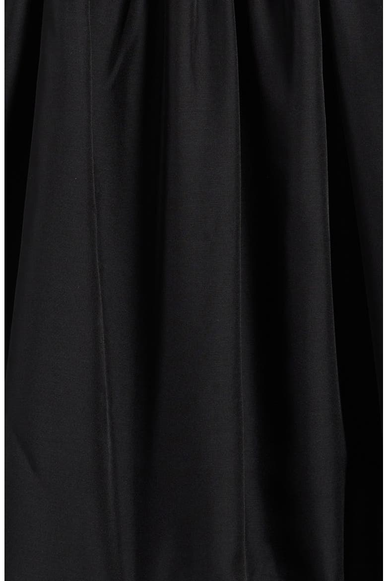 Kids' Zenia Jersey & Chiffon Dress, Alternate, color, BLACK