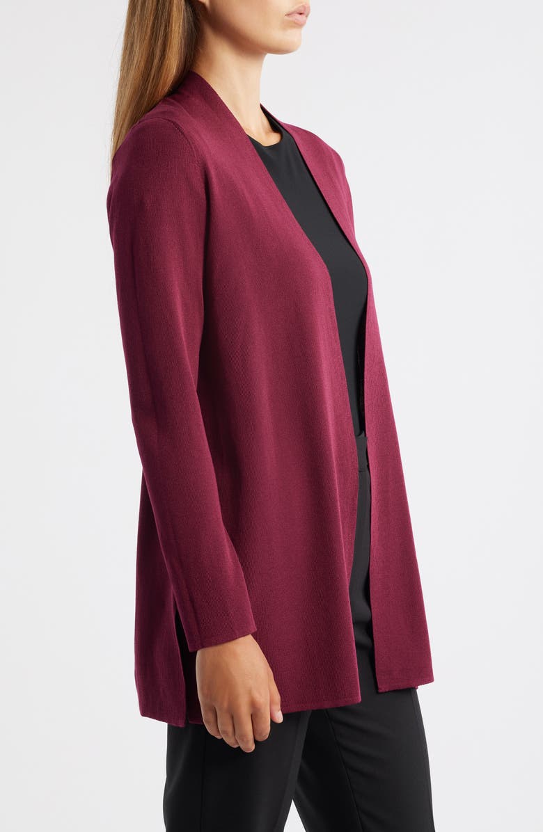 Anne Klein Napa Open Front Longline Cardigan, Alternate, color, 