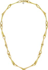 Roseate Large WaterDrop Link Necklace