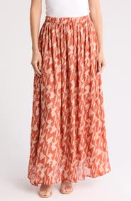 Renee C Mesh Maxi Skirt