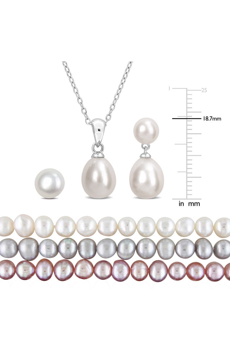 Julianna B. Cultured Pearl 5-Piece Jewelry Gift Box Set, Alternate, color, 