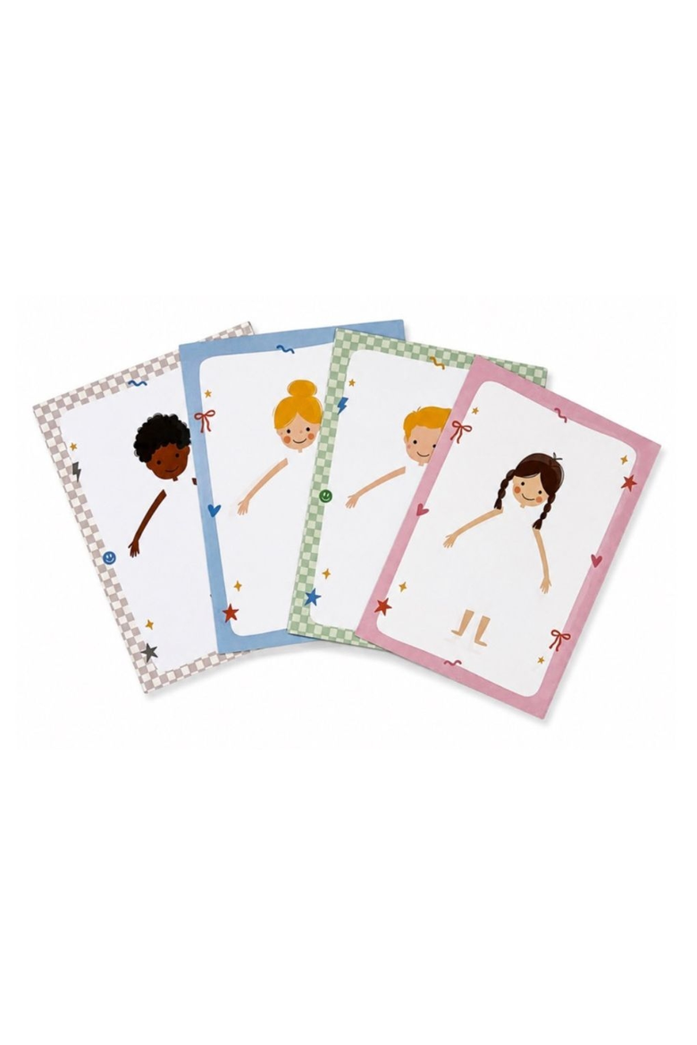 Reusable Magnetic Coloring Sheets, 8 Piece Set, Main, color, Design-a-Doll