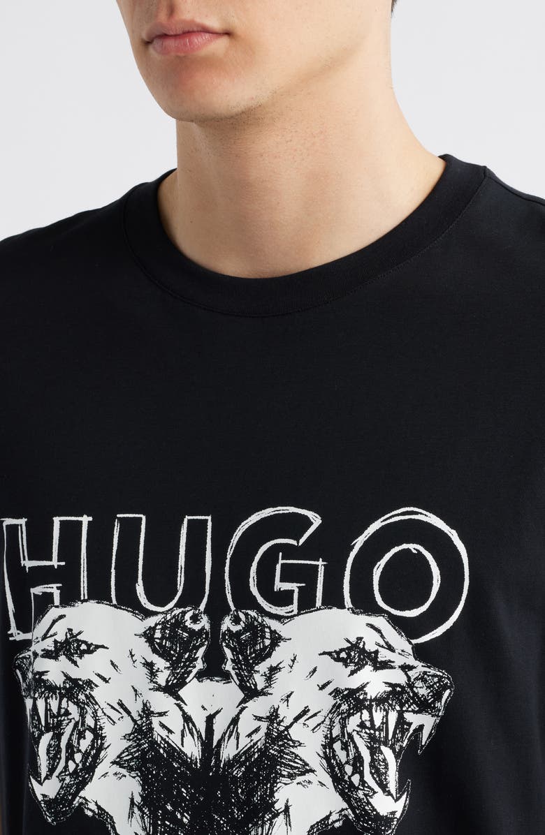 HUGO Durro Logo Graphic T-Shirt, Alternate, color, 