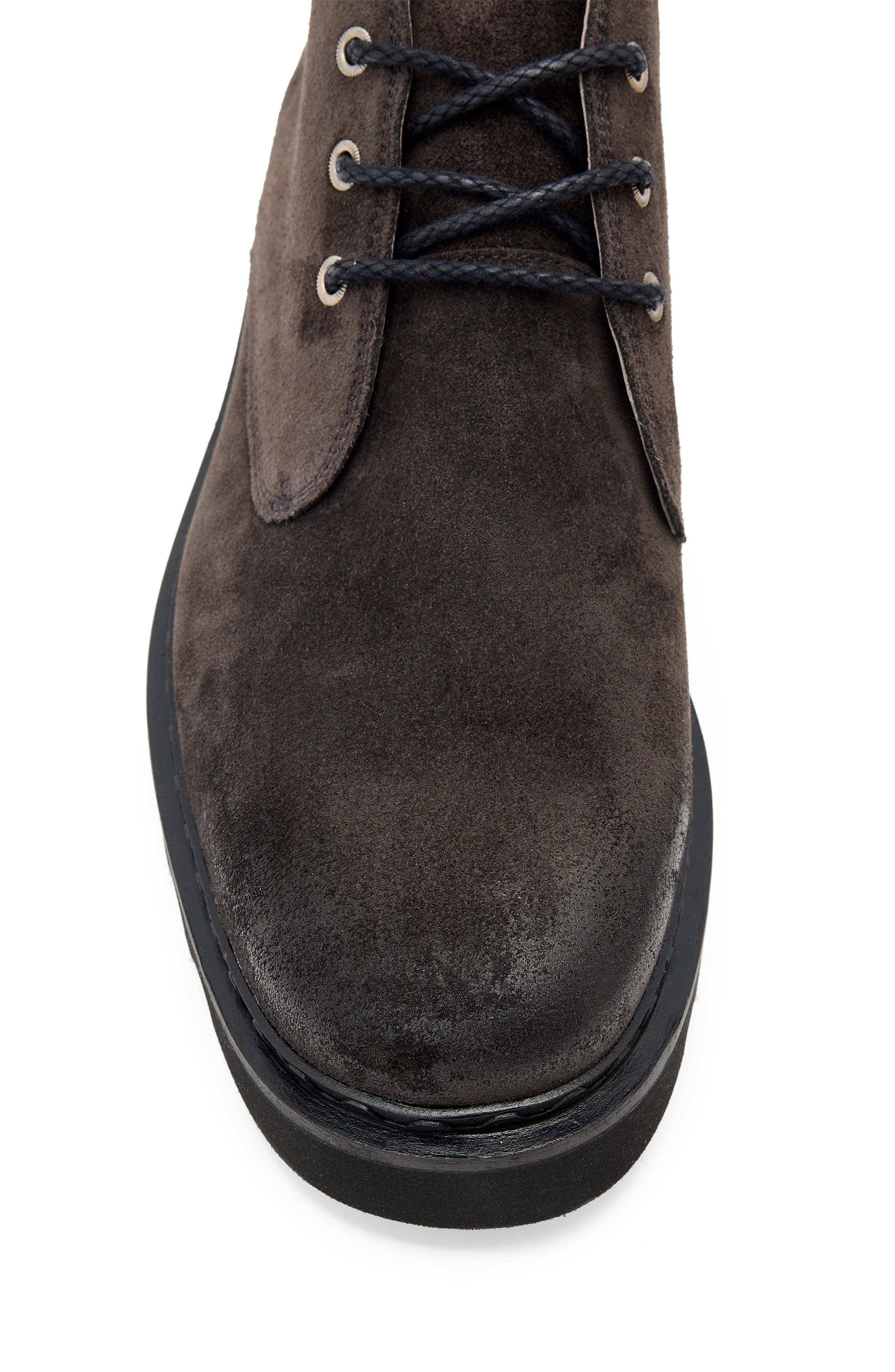 AllSaints Skiff Mid Lace-Up Boot, Alternate, color, Warm Grey