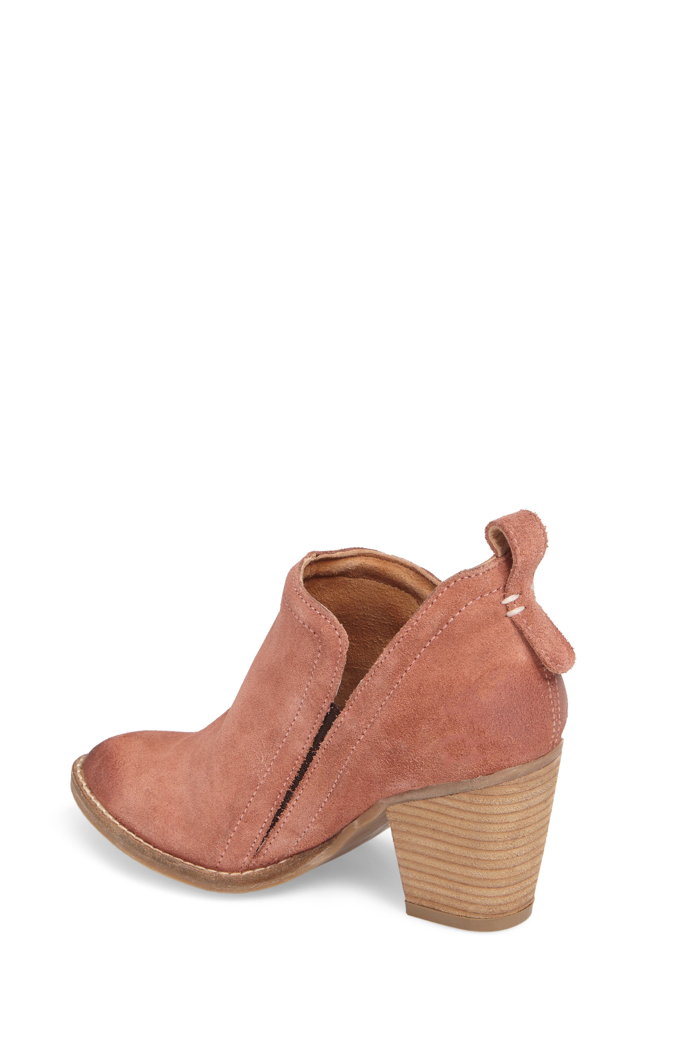 Burman Split Shaft Bootie, Alternate, color, BLUSH SUEDE