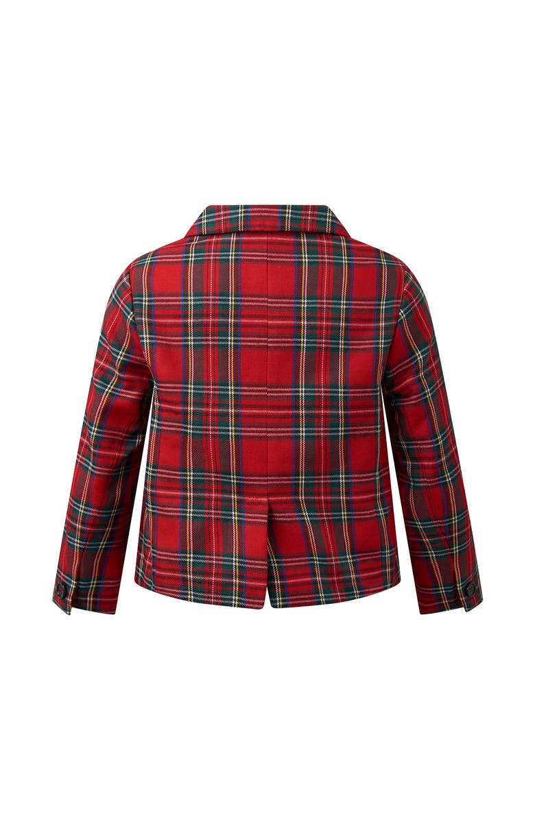 Rachel Riley Tartan Blazer, Alternate, color, Red