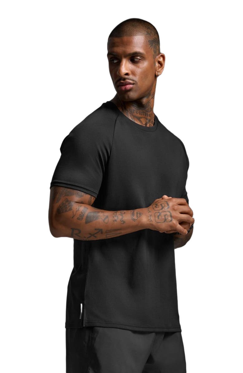 2XU Men's Aero Tee, Alternate, color, Black/Silver Reflective