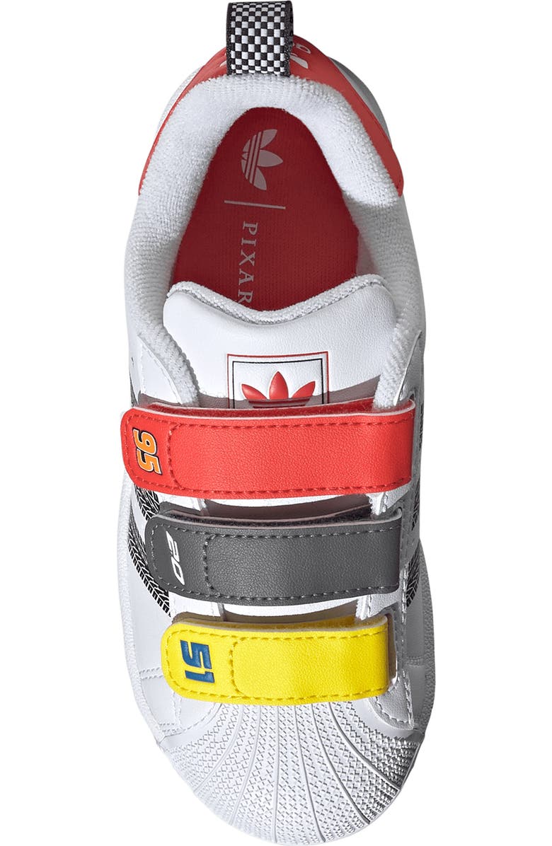 adidas Kids' Superstar II Sneaker, Alternate, color, White/ Bright Red