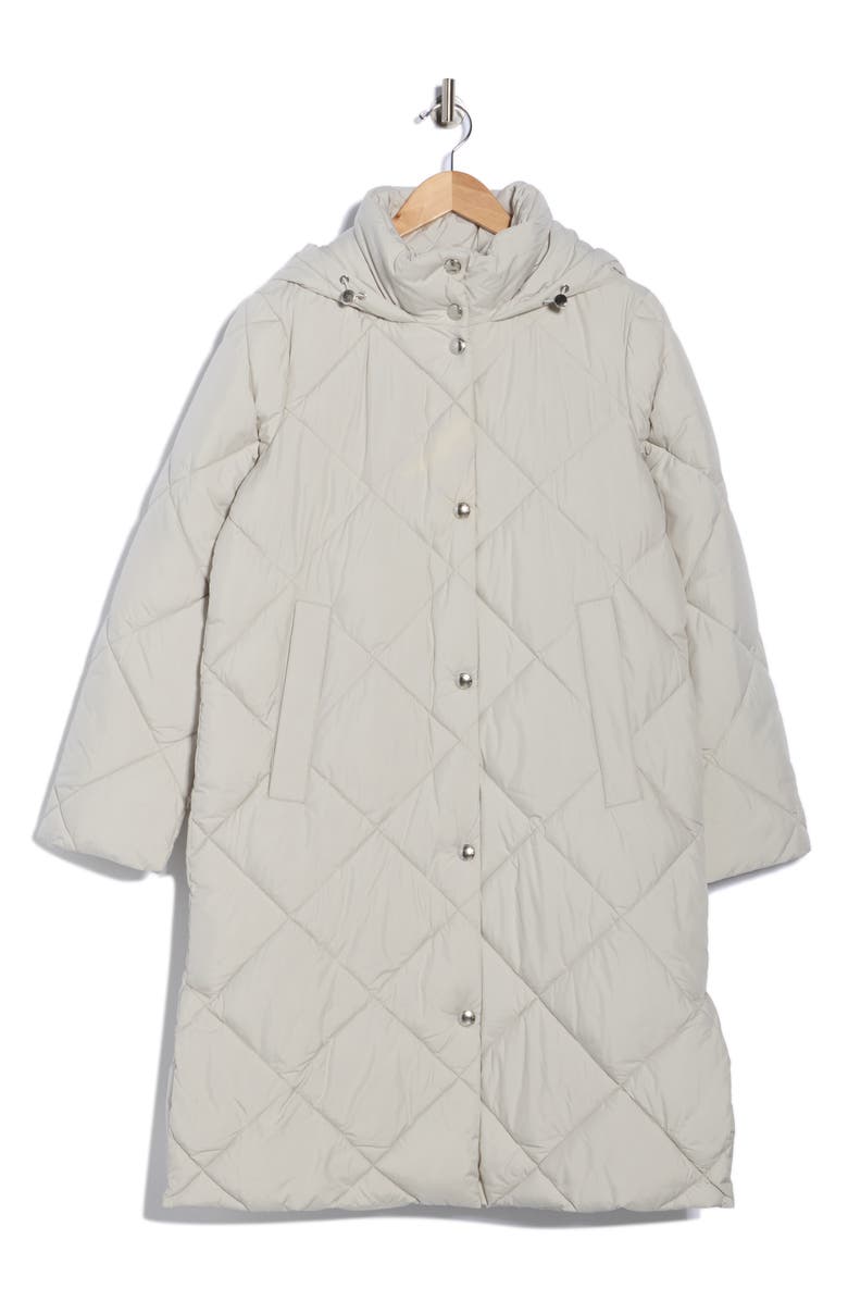 Hooded Long Quilted Puffer Jacket
