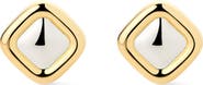 Ana Luisa Clara Two-Tone Stud Earrings