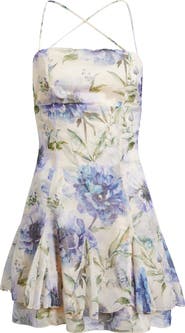 Lulus Bria Sleeveless Chiffon Minidress