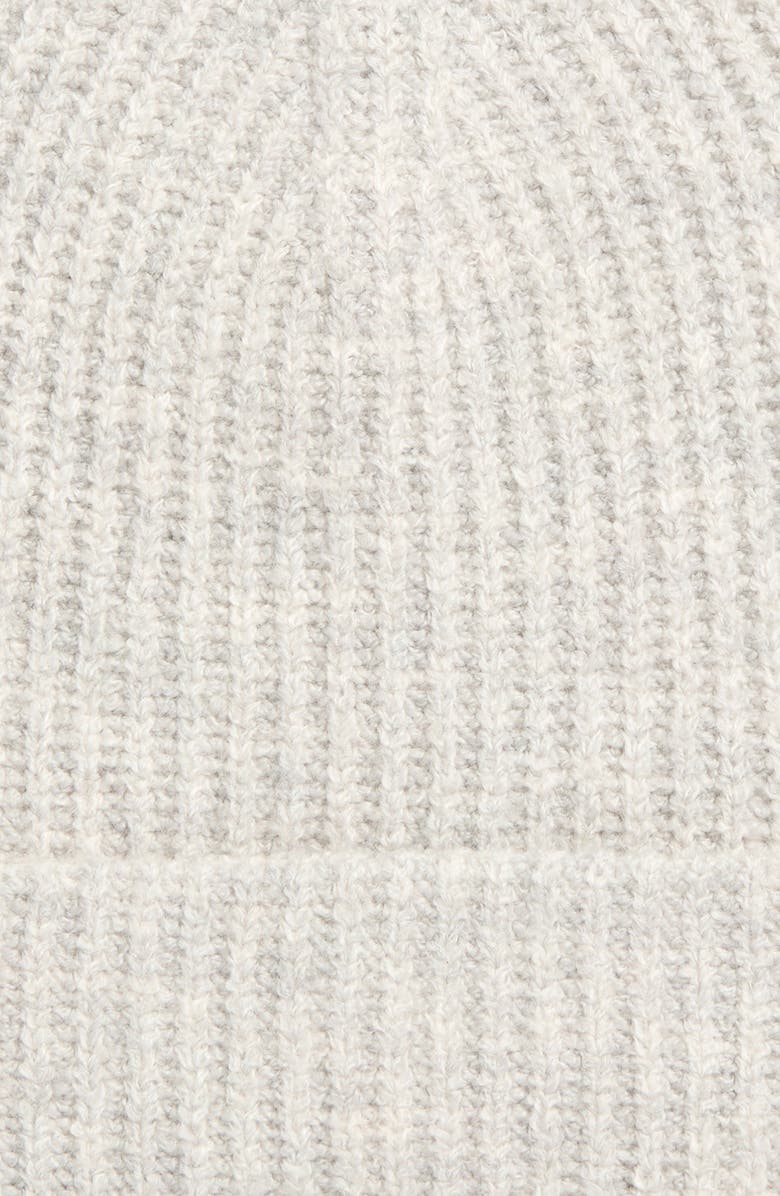 Faherty Jackson Rib Beanie, Alternate, color, Ice Grey Heather