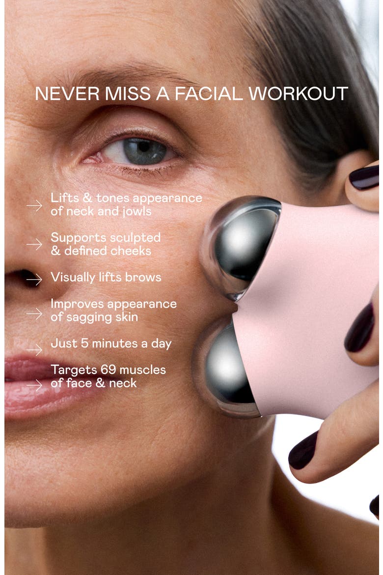 MINI+ Smart Petite Microcurrent Facial Toning Device Starter Kit, Alternate, color, VIOLET DUSK