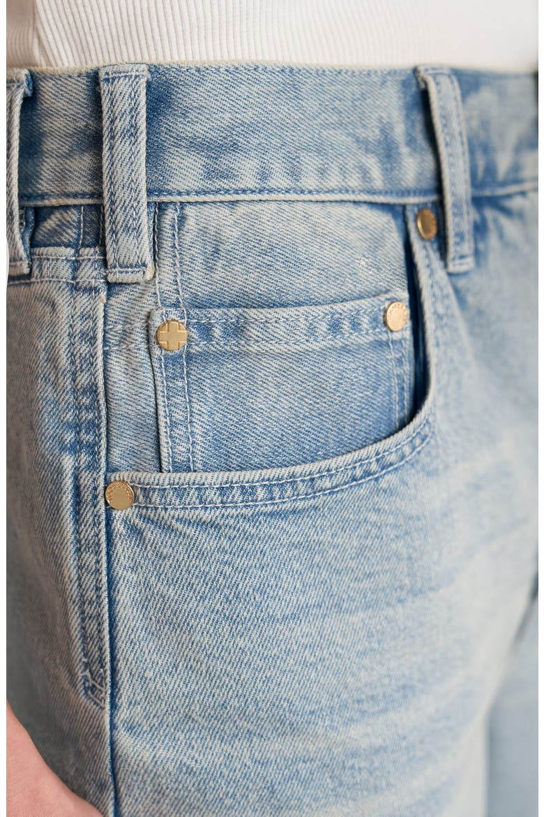 Maisie High Waist Straight Leg Jeans, Alternate, color, PRAIRIE MIST