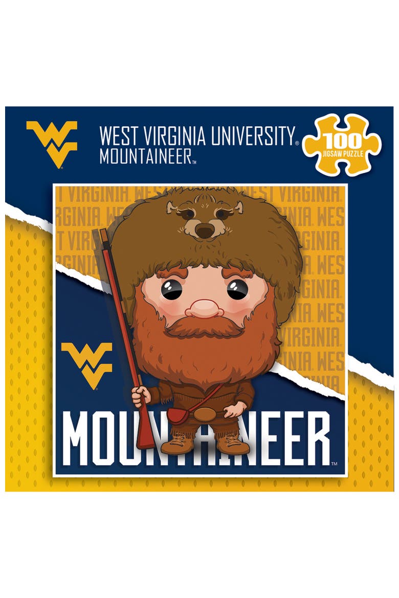 West Virginia Mascot 100 Piece Puzzle, Alternate, color, Multicolor