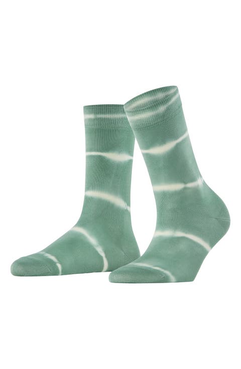 Wave Bond Organic Cotton Blend Crew Socks