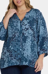NYDJ Pintuck Top