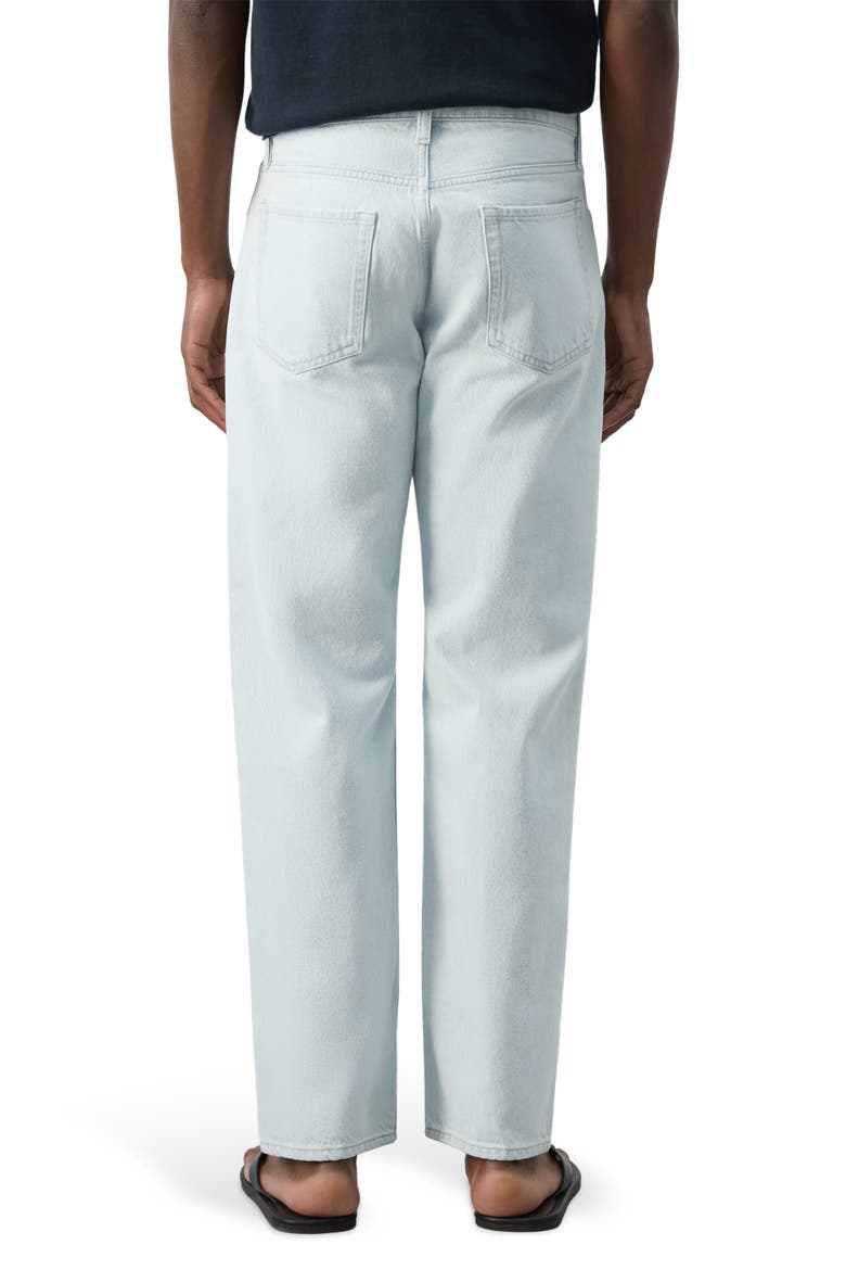 Relaxed Straight Leg Jeans, Alternate, color, BLEACH BLUE