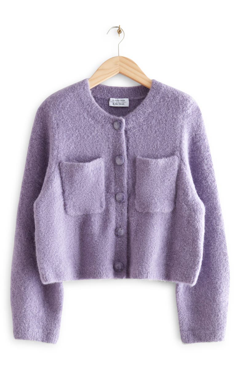 & Other Stories Alpaca Blend Cardigan, Alternate, color, 