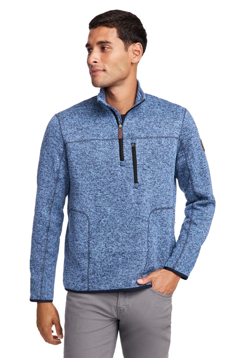 Outdoors by Luke Bryan Men's Sweater Fleece 1/4 Zip, Main, color, Jockey Blue