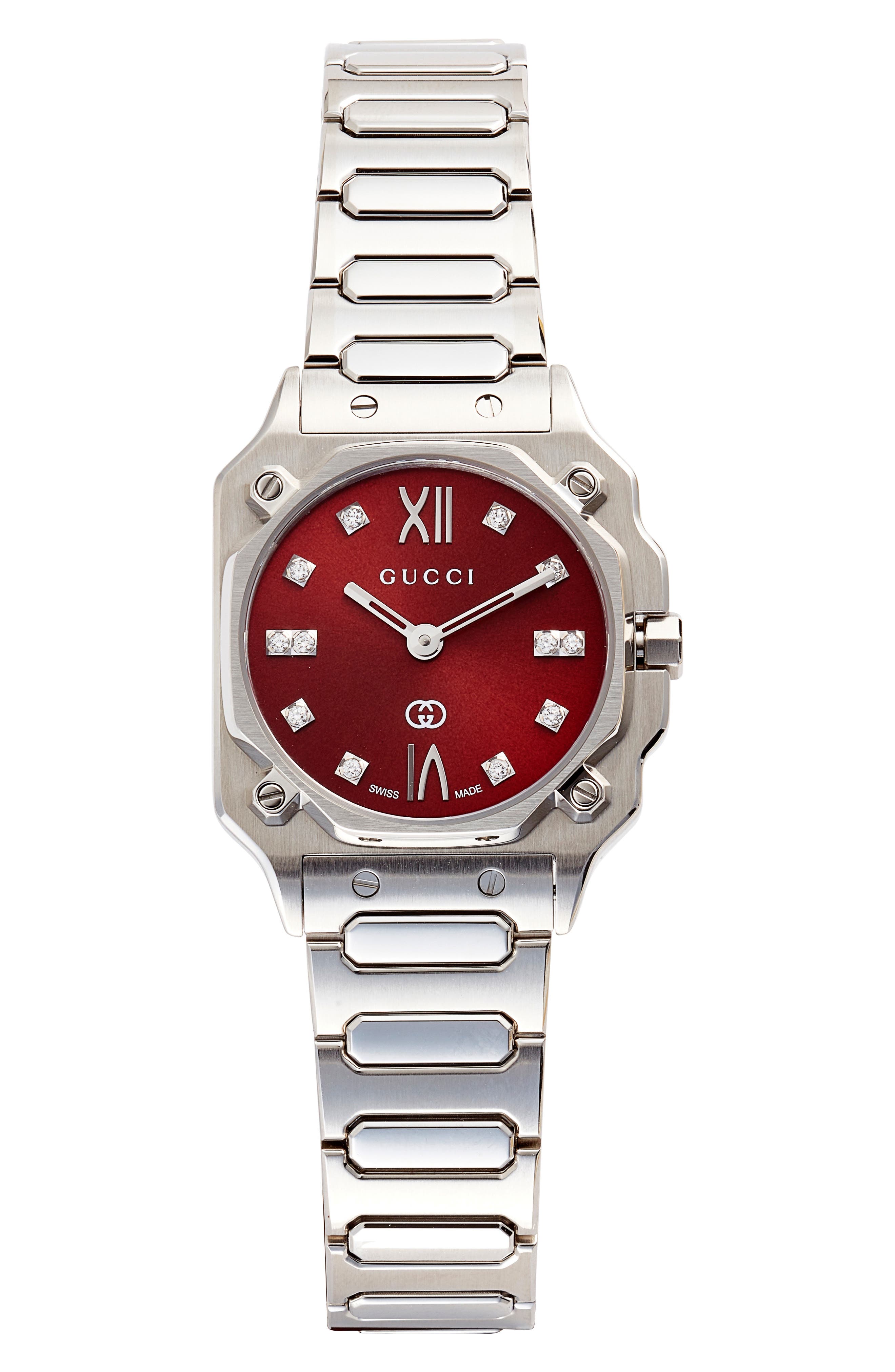 selected SILVER/RED