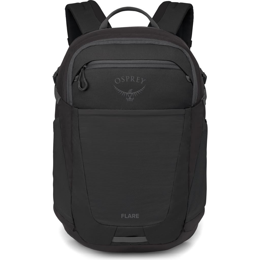 Osprey Flare 27-liter Backpack In Black/coal Grey