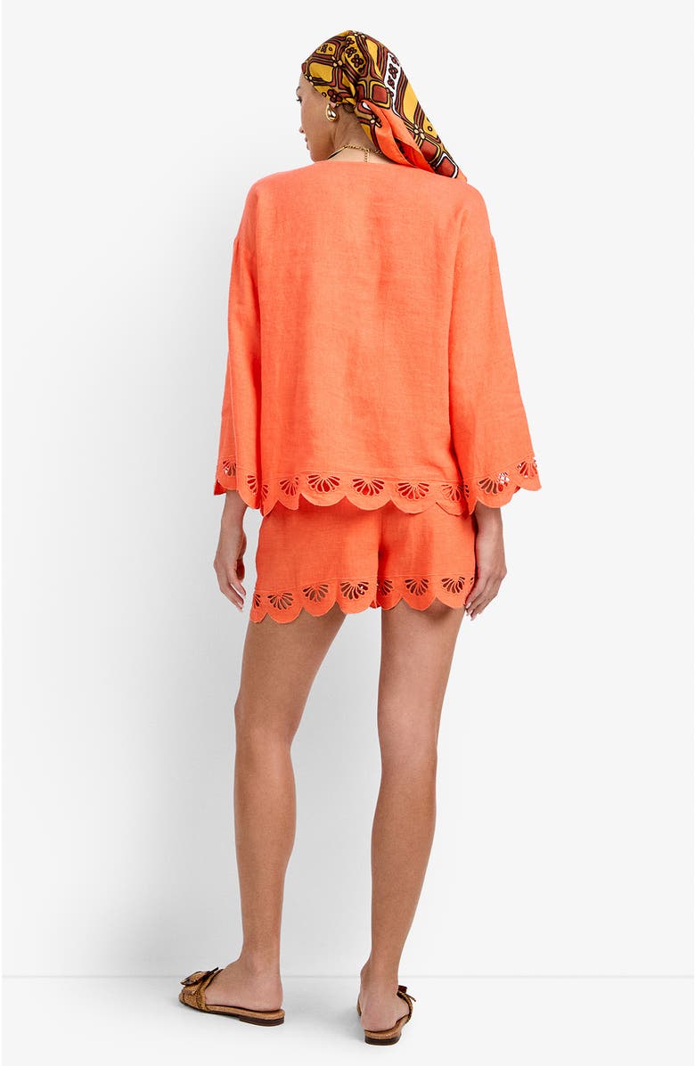 Trina Turk Mar Top, Alternate, color, Calypso Coral