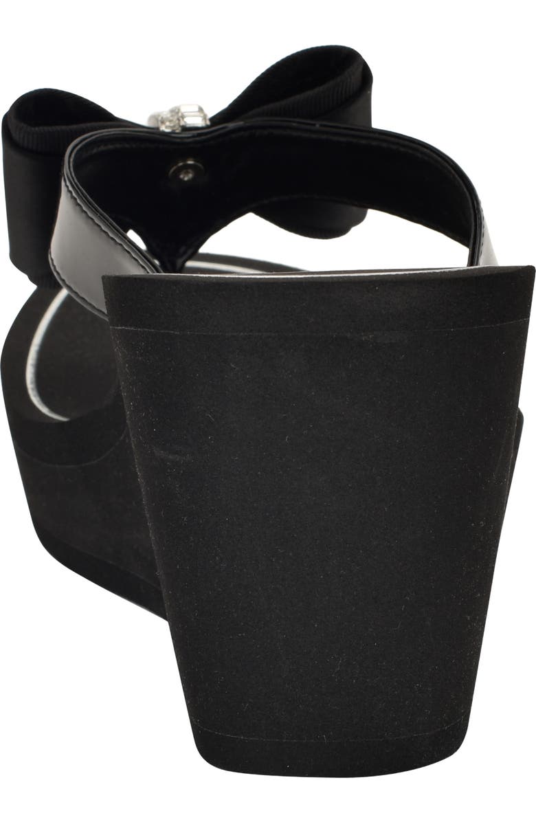 GUESS Stazie Platform Wedge Sandal, Alternate, color, Black