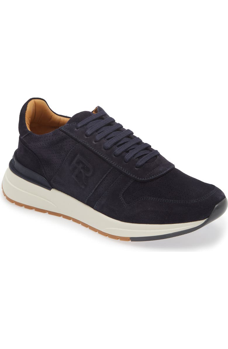 Ralph Lauren Purple Label Ethan II Calfskin Suede Sneaker, Main, color,