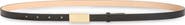 Victoria Beckham Portofino Mirror Skinny Leather Belt