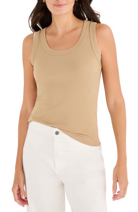 Perfect Knit Rib Scoop Neck Tank (Regular & Petite)