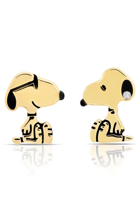 x Peanuts® Snoopy Mismatched Stud Earrings