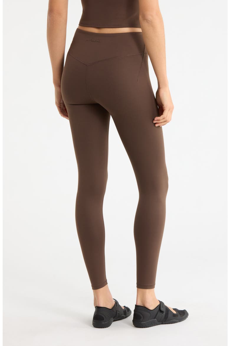 Matte Leggings, Alternate, color, NSKM DARK SEPIA