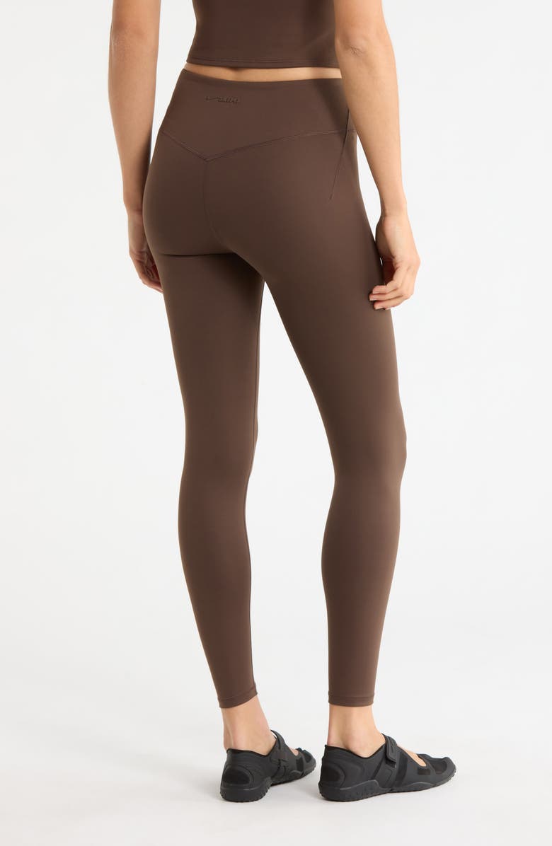 NikeSKIMS Matte Leggings, Alternate, color, Nskm Dark Sepia