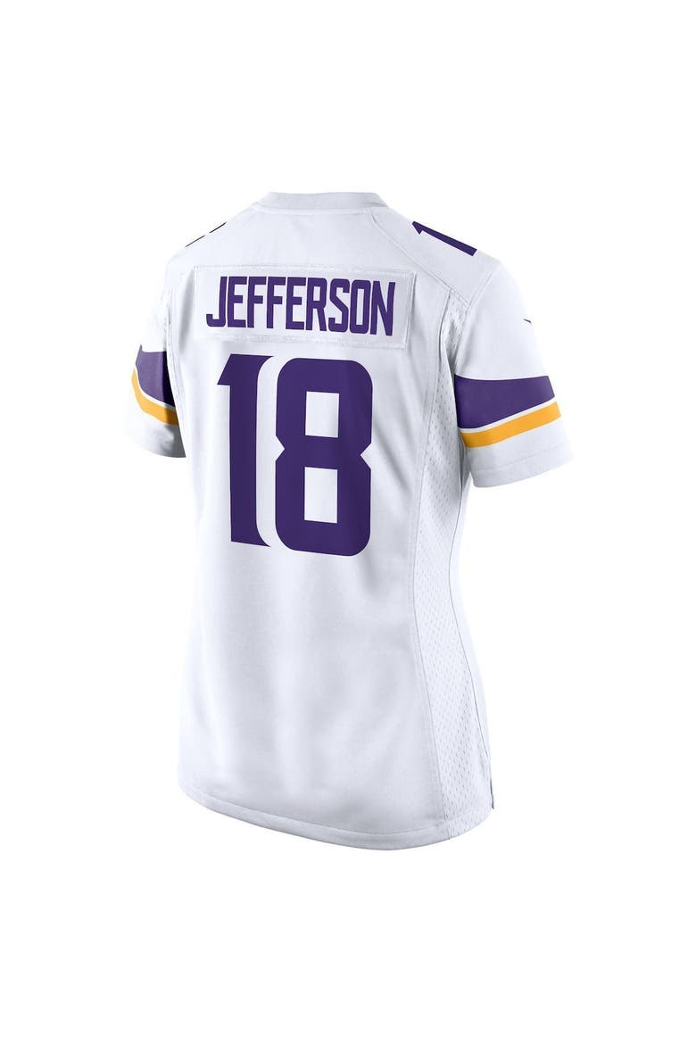 Women's Nike Justin Jefferson White Minnesota Vikings Game Jersey, Alternate, color, White