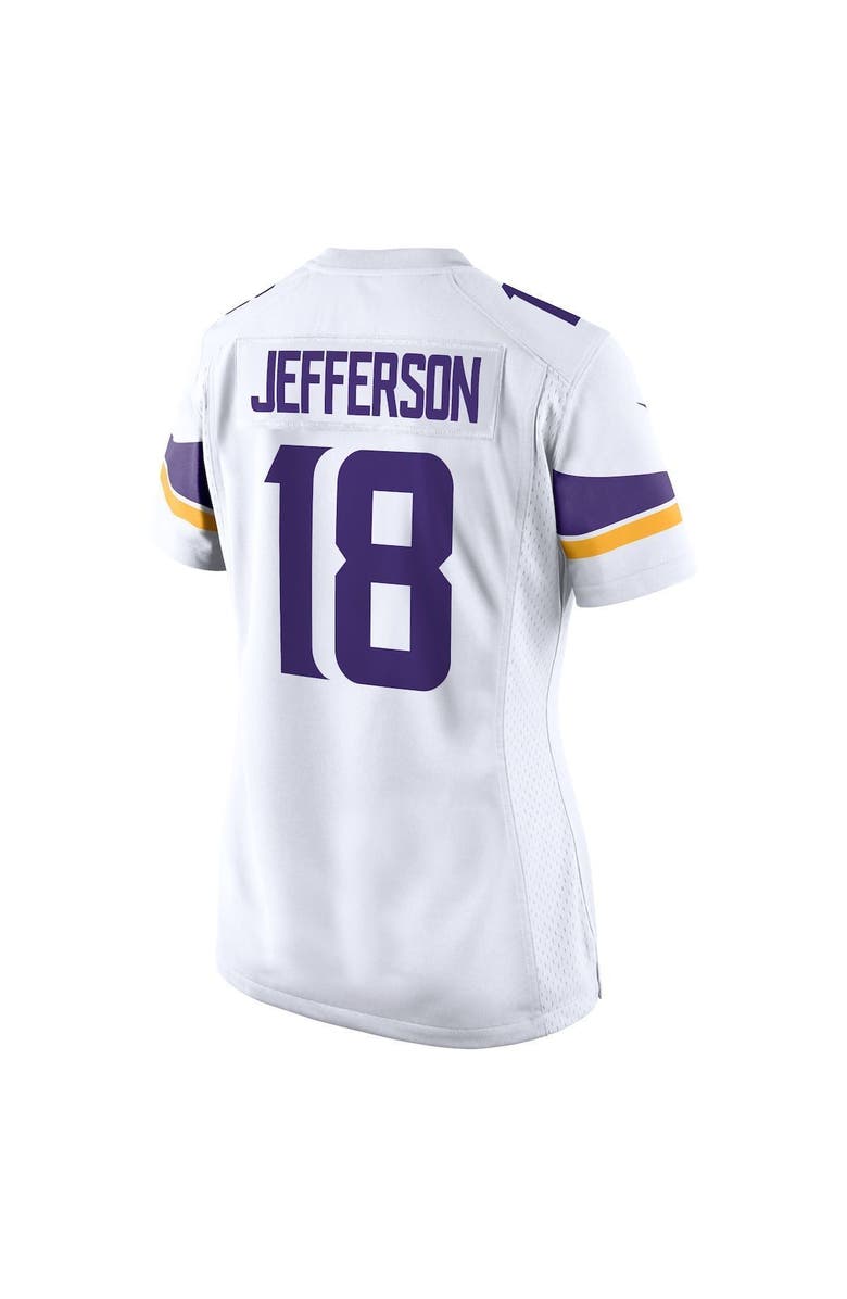 Nike Women's Nike Justin Jefferson White Minnesota Vikings Game Jersey, Alternate, color, White